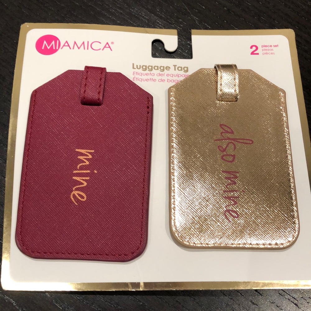 Miamica - Luggage tag 2 piece security cover